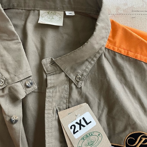 🆕Tag Safari Upland Shirt for Men - L/Sleeve 2XL Southwind Plantation Embroidered - Picture 5 of 10